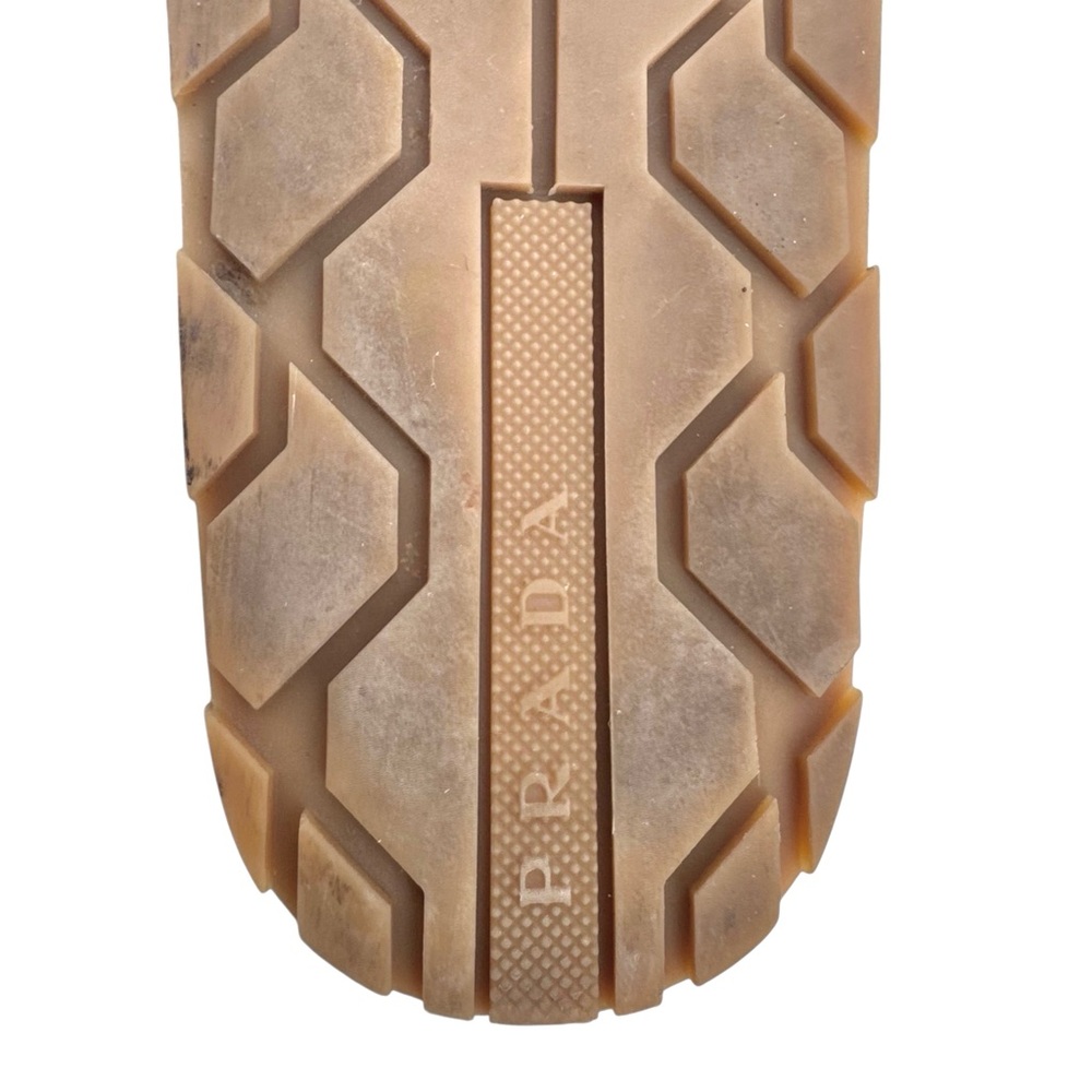 PRADA Silver Flat Sandals Slides - image 14